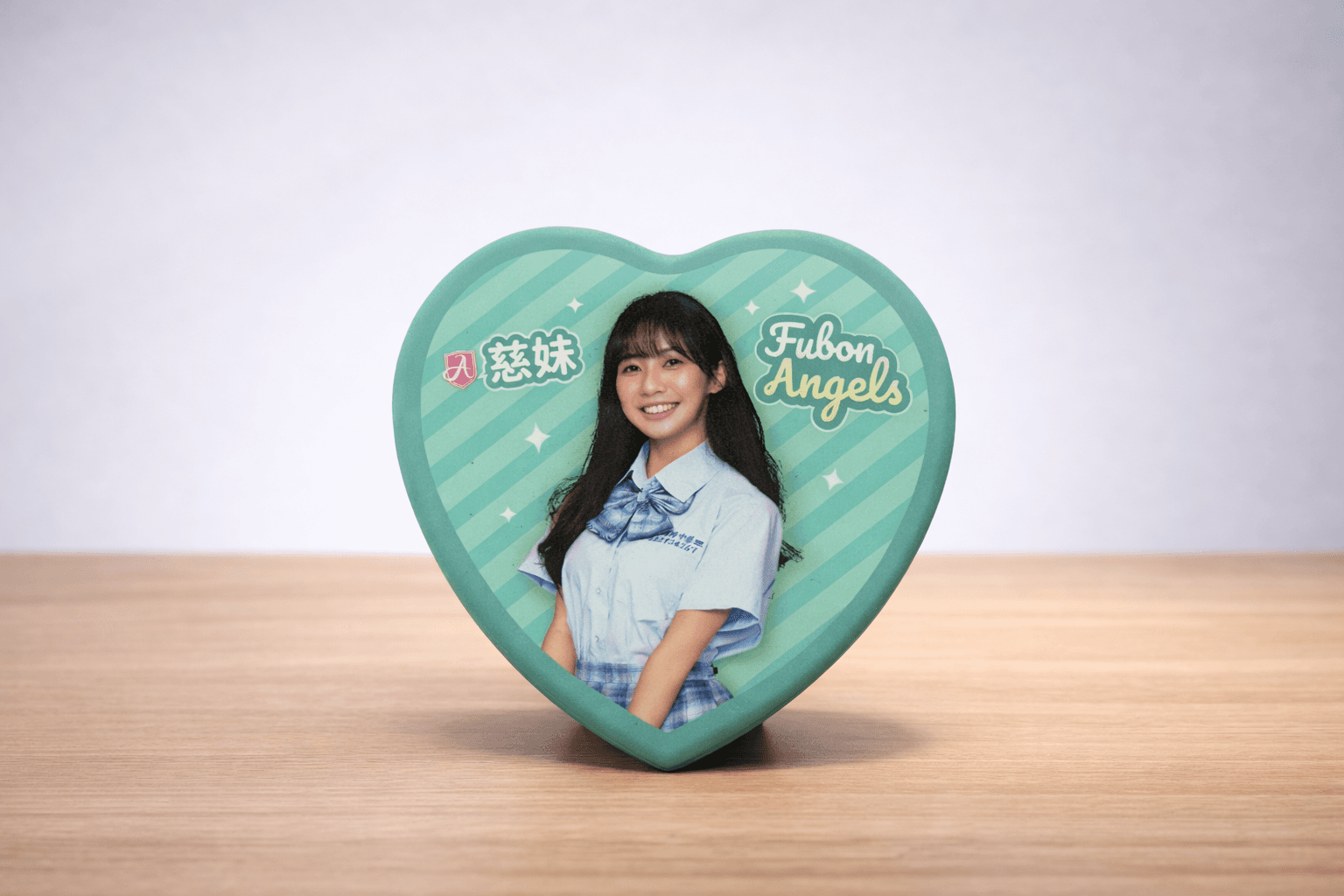 富邦悍將__FubonAngels 心型杯墊
