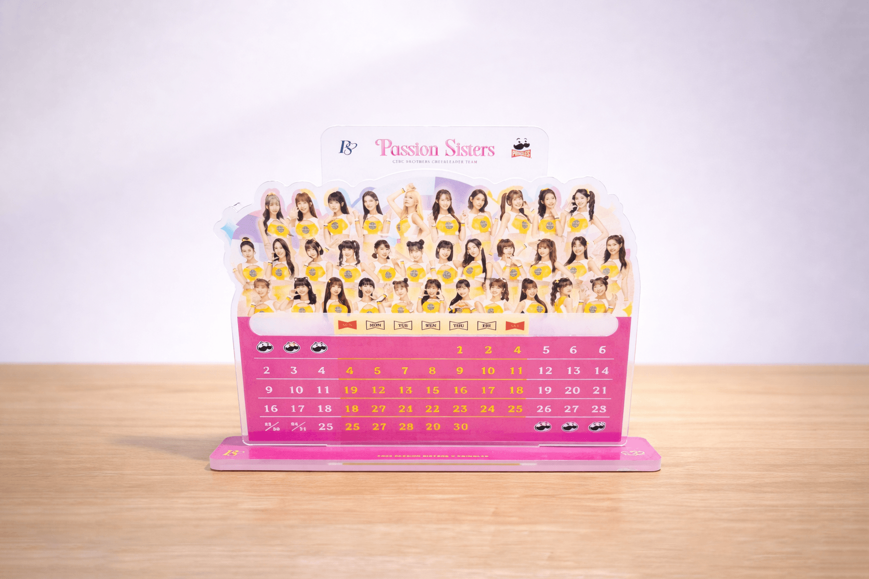 中信兄弟__Passion Sisters 品客挺兄弟萬年曆
